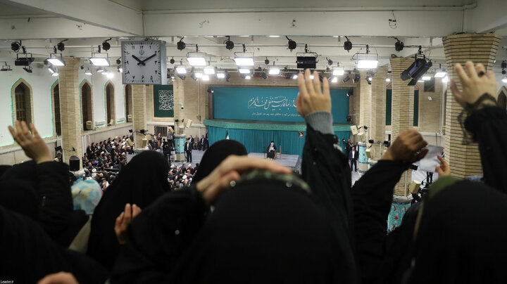 دیدار مردم آذربایجان شرقی با رهبر انقلاب