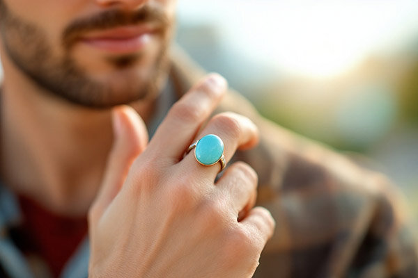 خواص انگشتر فیروزه مردانه خواص انگشتر فیروزه مردانه