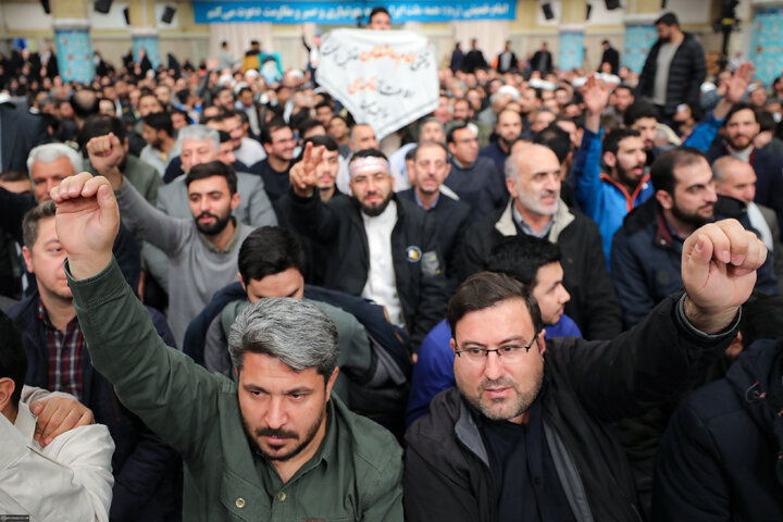 دیدار مردم آذربایجان شرقی با رهبر انقلاب