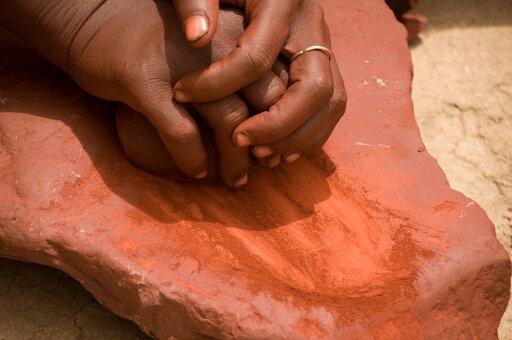 راز سنت قرمز زنان هیمبا در نامیبیا