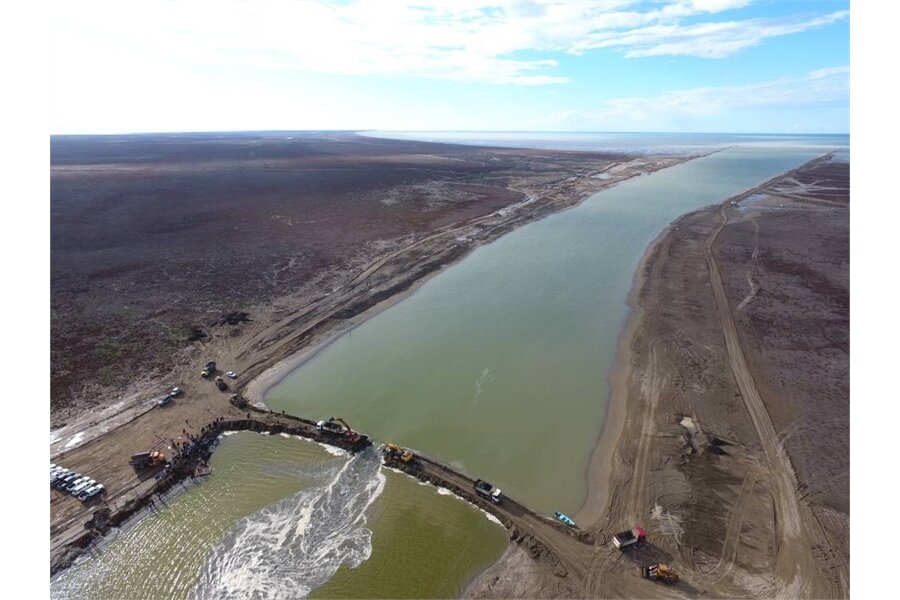 خلیج گرگان، چشم به راه تامین حقابه دریای خزر از رودخانه ولگاه