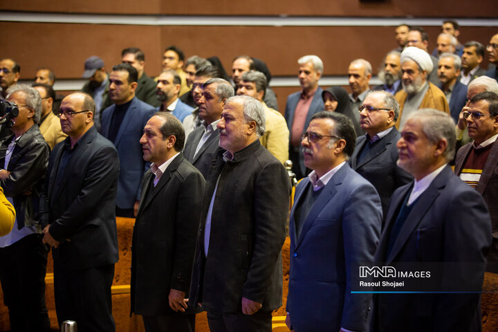 مراسم تکریم و معارفه رئیس دانشگاه اصفهان