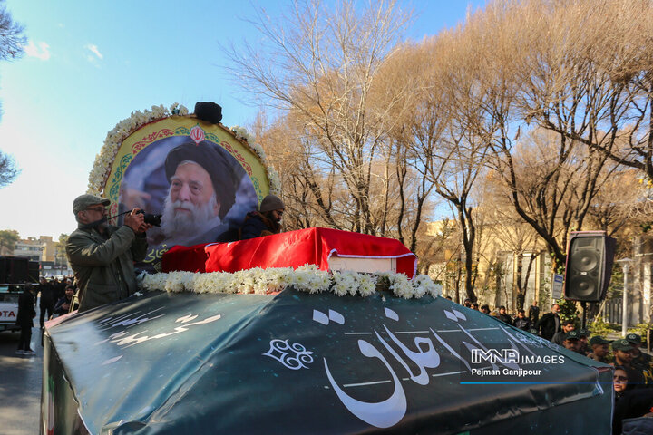 مراسم تشییع آیت‌الله مستجابی