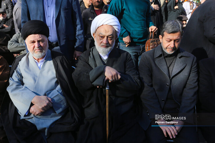 مراسم تشییع آیت‌الله مستجابی