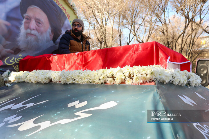 مراسم تشییع آیت‌الله مستجابی