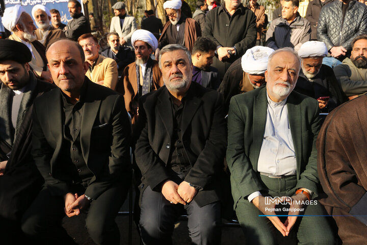 مراسم تشییع آیت‌الله مستجابی