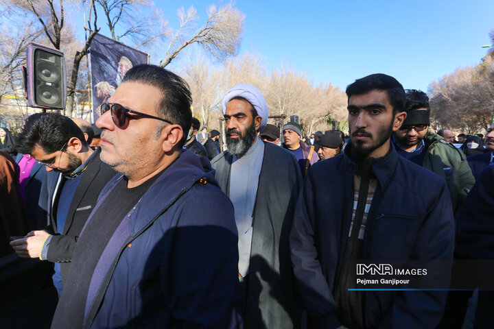 مراسم تشییع آیت‌الله مستجابی