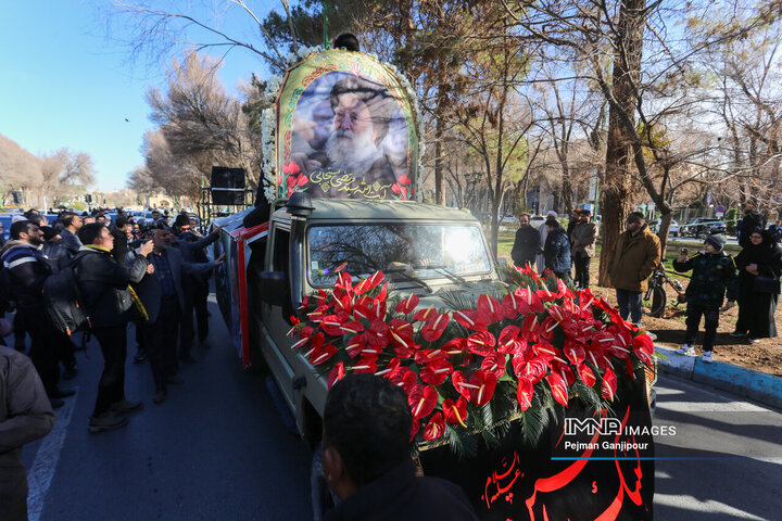 مراسم تشییع آیت‌الله مستجابی