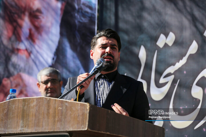 مراسم تشییع آیت‌الله مستجابی