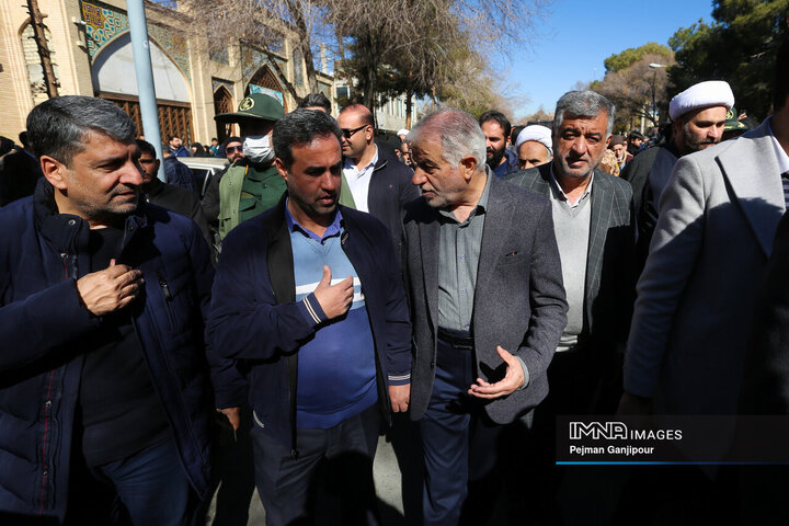 مراسم تشییع آیت‌الله مستجابی