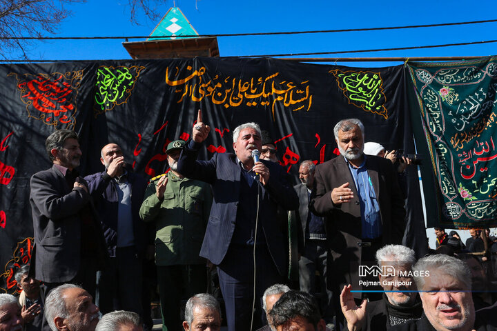 مراسم تشییع آیت‌الله مستجابی