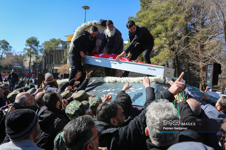 مراسم تشییع آیت‌الله مستجابی