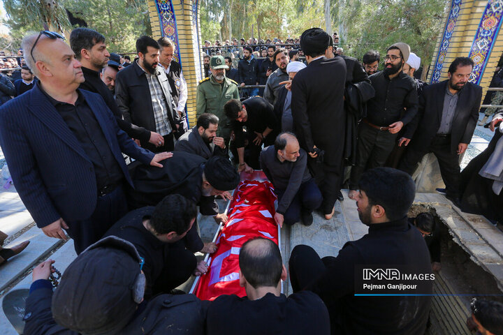 مراسم تشییع آیت‌الله مستجابی