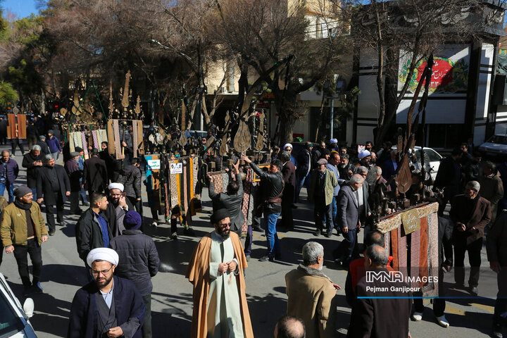 مراسم تشییع آیت‌الله مستجابی