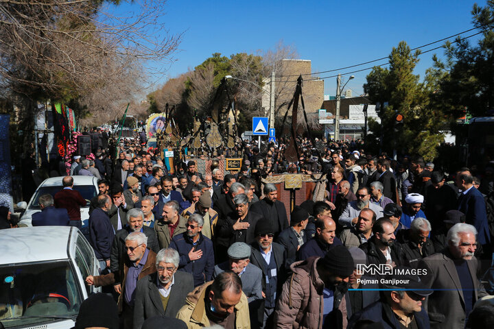 مراسم تشییع آیت‌الله مستجابی