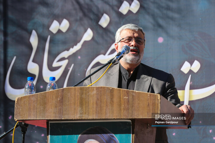 مراسم تشییع آیت‌الله مستجابی