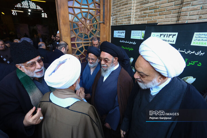 مجلس ترحیم آیت‌الله سید مرتضی مستجاب‌الدعواتی