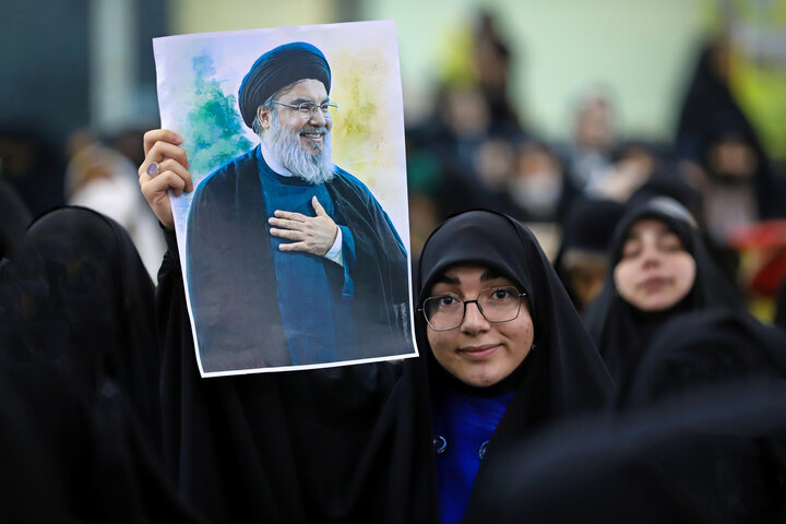 اجتماع مردمی «لبیک یا نصرالله» در همدان