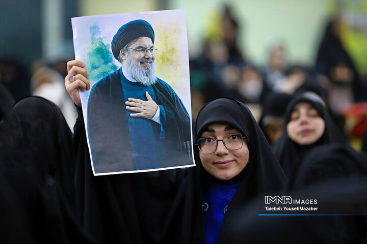 اجتماع مردمی «لبیک یا نصرالله» در همدان