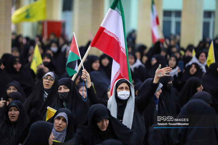 اجتماع مردمی «لبیک یا نصرالله» در همدان