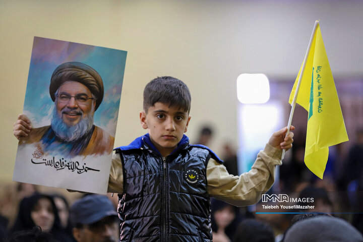 اجتماع مردمی «لبیک یا نصرالله» در همدان