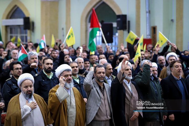 اجتماع مردمی «لبیک یا نصرالله» در همدان