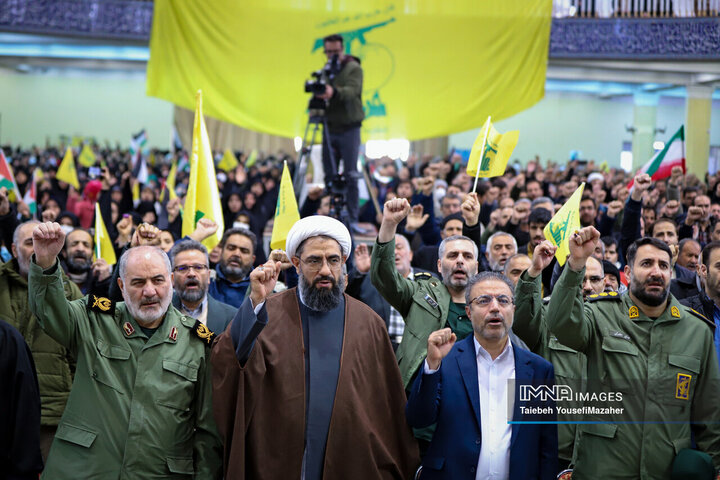 اجتماع مردمی «لبیک یا نصرالله» در همدان