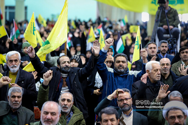 اجتماع مردمی «لبیک یا نصرالله» در همدان