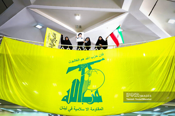 اجتماع مردمی «لبیک یا نصرالله» در همدان