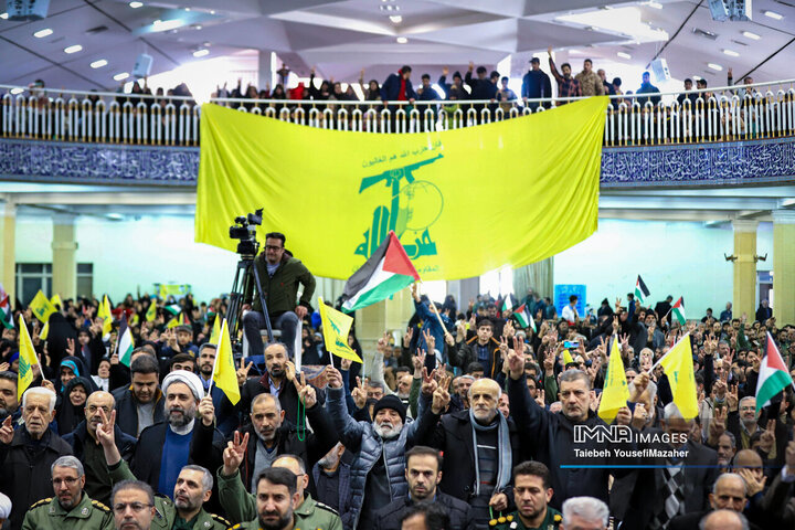 اجتماع مردمی «لبیک یا نصرالله» در همدان