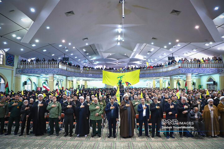 اجتماع مردمی «لبیک یا نصرالله» در همدان