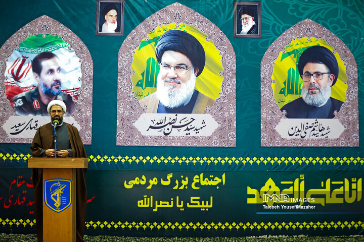 اجتماع مردمی «لبیک یا نصرالله» در همدان