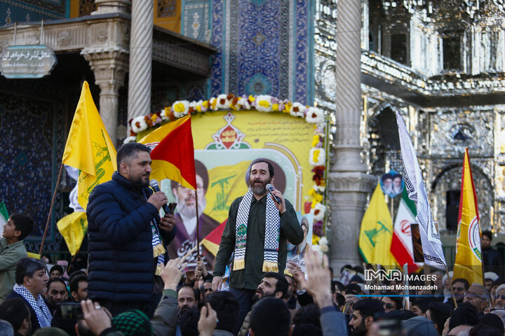 اجتماع مردمی «لبیک یا نصرالله» در قم