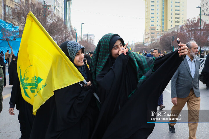 اجتماع مردمی «لبیک یا نصرالله» در مشهد