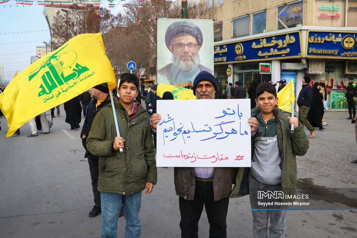 اجتماع مردمی «لبیک یا نصرالله» در مشهد