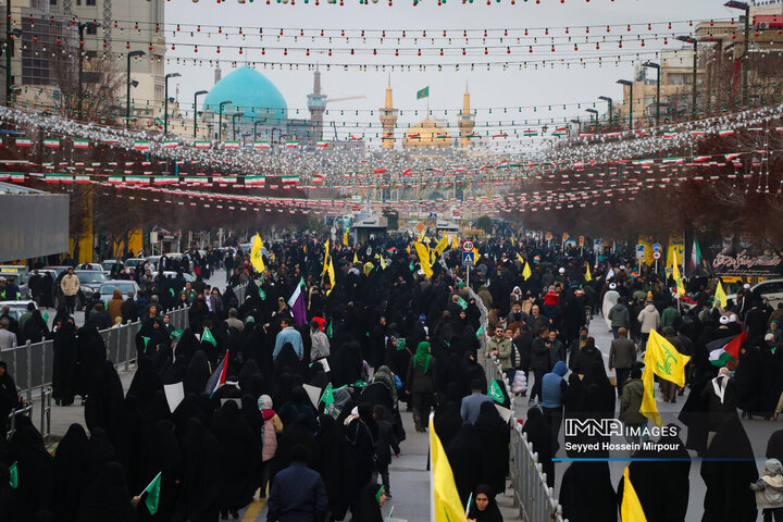 اجتماع مردمی «لبیک یا نصرالله» در مشهد