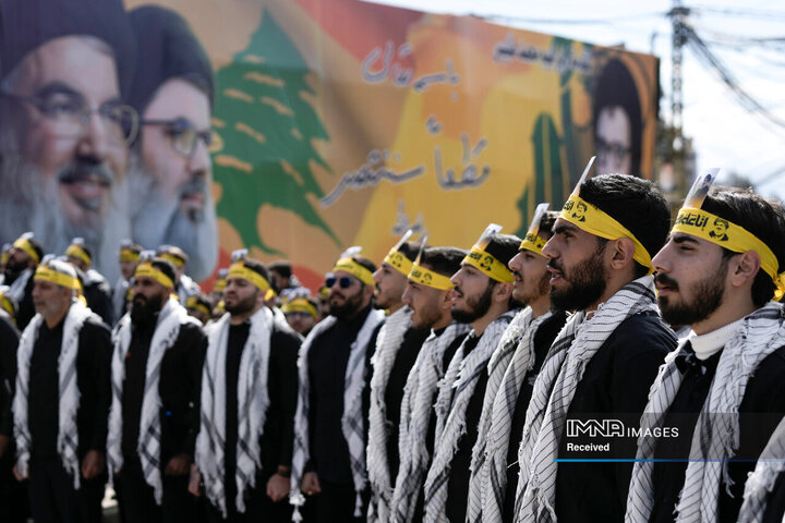 مراسم تشییع شهید سید حسن نصرالله در بیروت