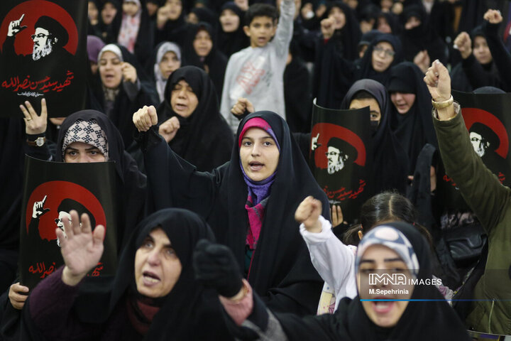 اجتماع مردمی «لبیک یا نصرالله» در تبریز