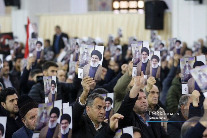 اجتماع مردمی «لبیک یا نصرالله» در تبریز