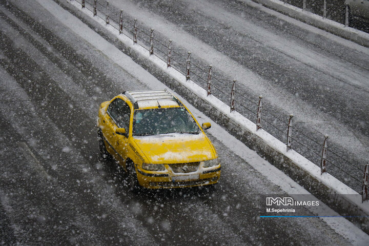 قزوین برفی و بارانی می‌شود