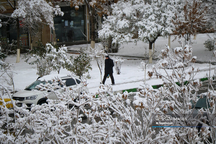 برف بهاری آذربایجان‌شرقی را سفیدپوش کرد