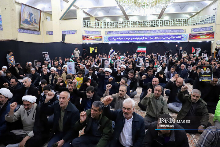 اجتماع مردمی «لبیک یا نصرالله» در سنندج