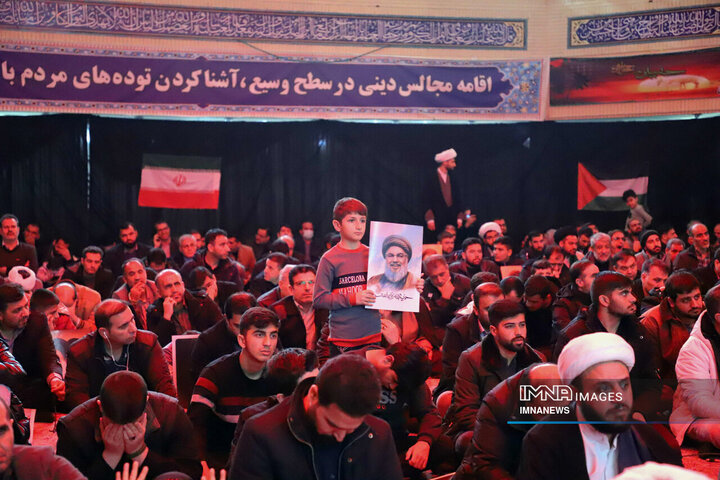 اجتماع مردمی «لبیک یا نصرالله» در سنندج