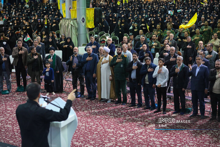 اجتماع مردمی «لبیک یا نصرالله» در اراک