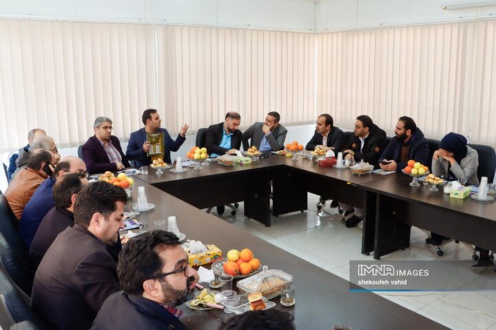 بازدید مدیرکل و معاونین صدا و سیمای مرکز اصفهان از پروژه‌های شاخص شهرداری