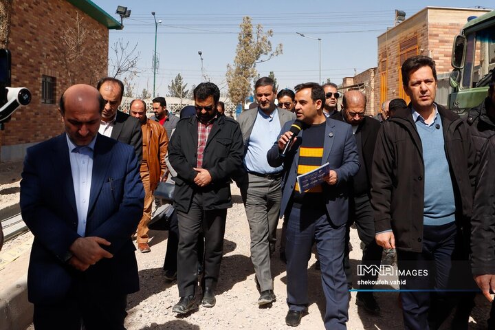 بازدید مدیرکل و معاونین صدا و سیمای مرکز اصفهان از پروژه‌های شاخص شهرداری