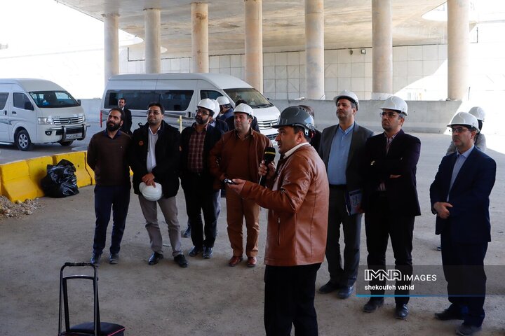 بازدید مدیرکل و معاونین صدا و سیمای مرکز اصفهان از پروژه‌های شاخص شهرداری