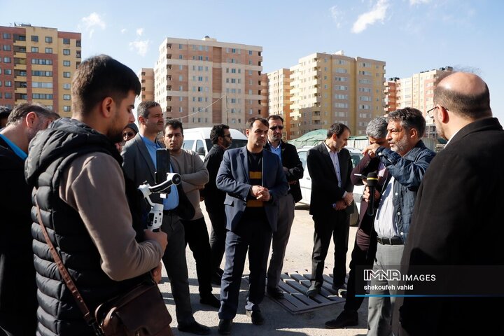 بازدید مدیرکل و معاونین صدا و سیمای مرکز اصفهان از پروژه‌های شاخص شهرداری