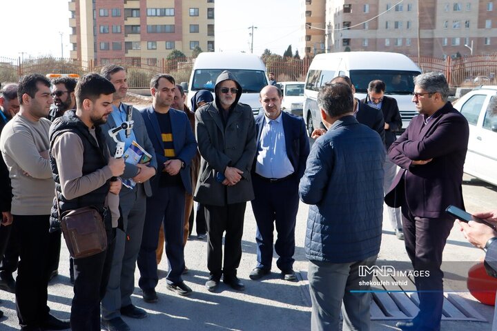 بازدید مدیرکل و معاونین صدا و سیمای مرکز اصفهان از پروژه‌های شاخص شهرداری