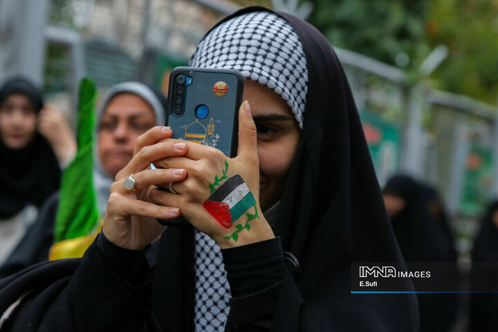 اجتماع مردمی «لبیک یا نصرالله» در شیراز